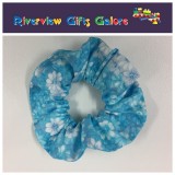 Scrunchie - Blue Flowers Scrunchie - Blue Flowers